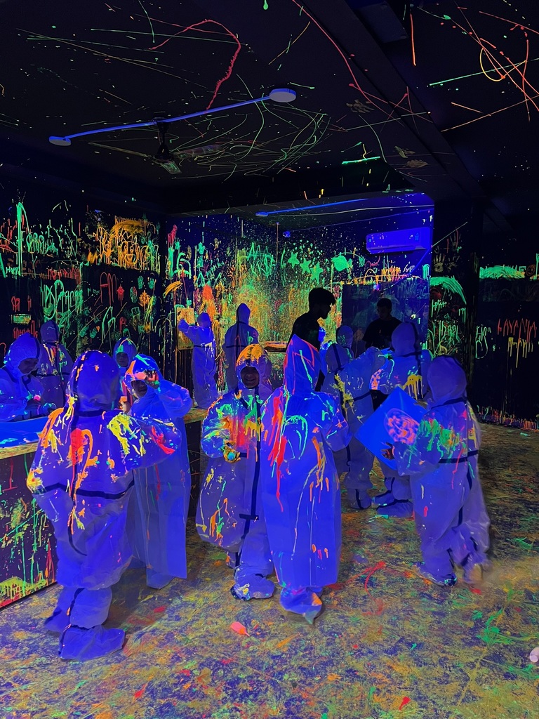 Neon Splatter Explosion