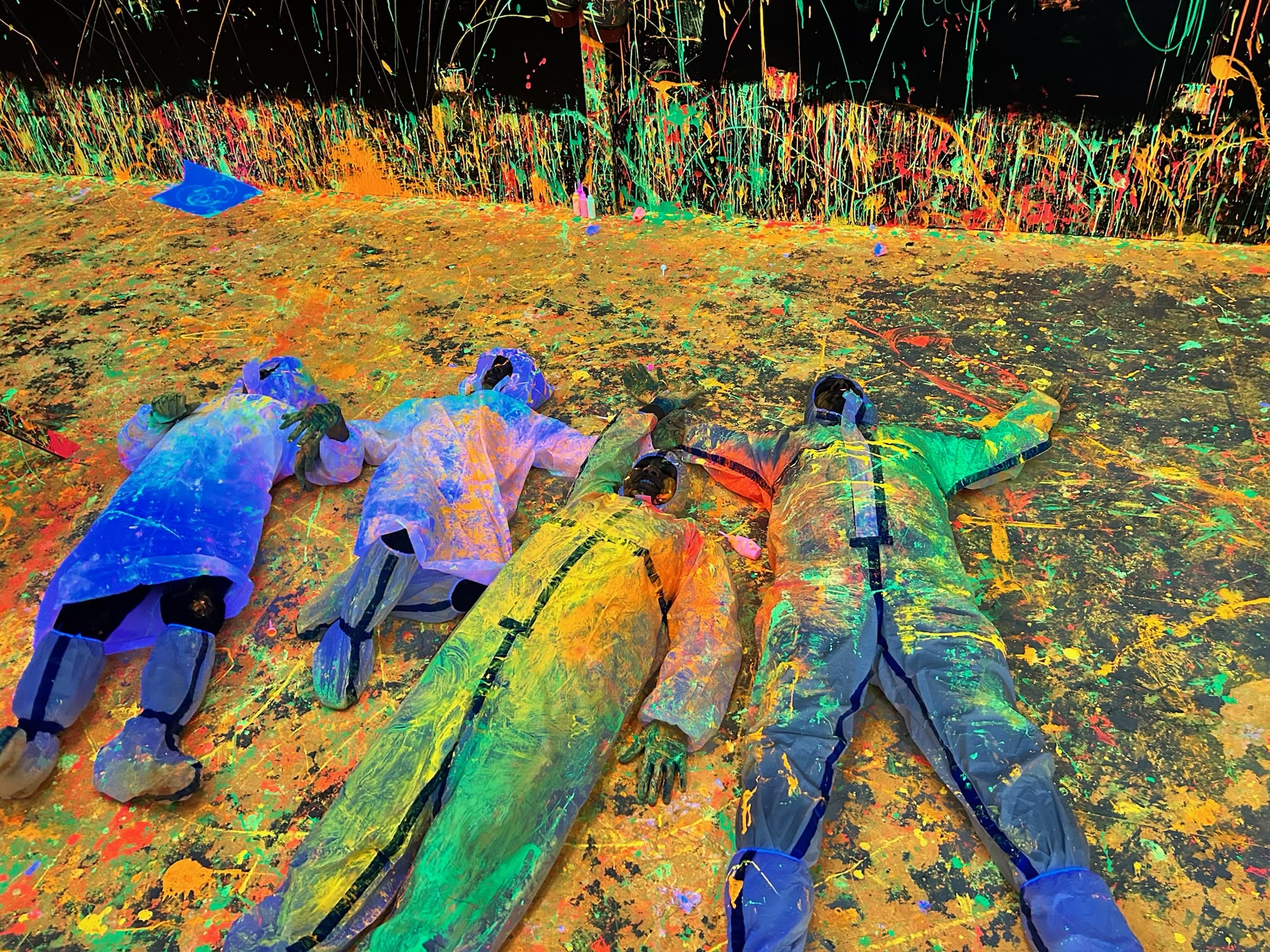 Neon Splatter Explosion